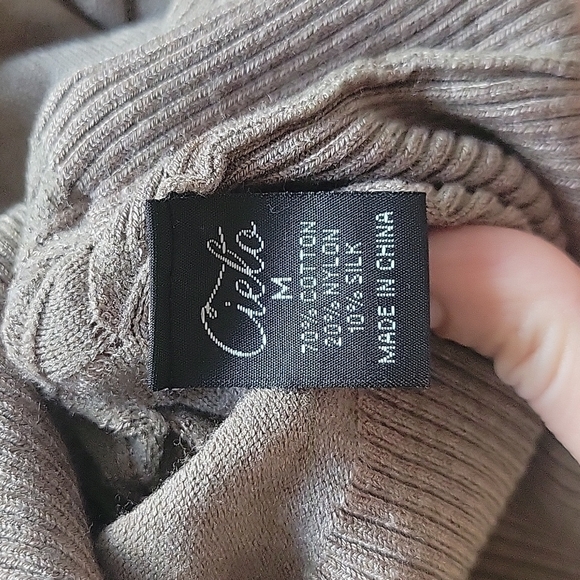 CIELO Silk Blend Knit Top US M - Picture 4 of 7